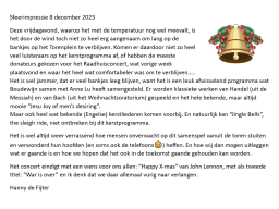 sfeerimpressie 8 december 2023